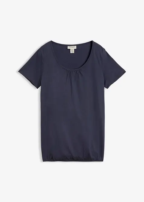 Topp av ren bomull, kort&auml;rmad, bonprix