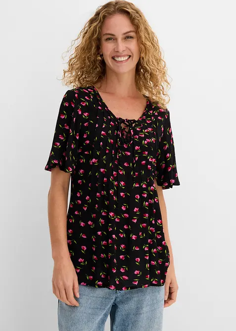 Tunika av viskos, bonprix