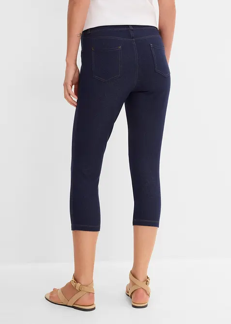 Caprileggings med jeanslook, bonprix