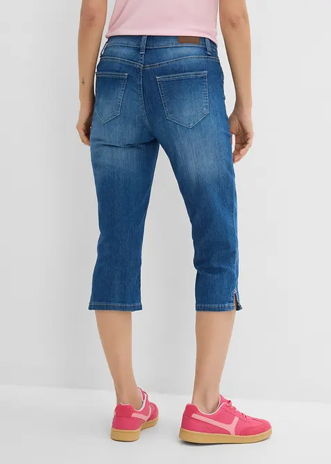 Stretchiga caprijeans (2-pack), bonprix