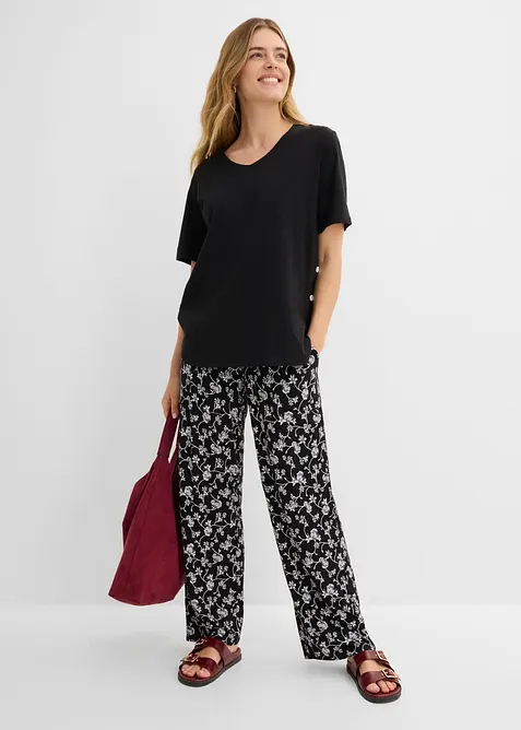 Vid T-shirt i ekologisk bomull, bonprix