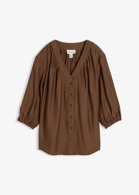Oversizeblus av mjuk viskosmix, bonprix