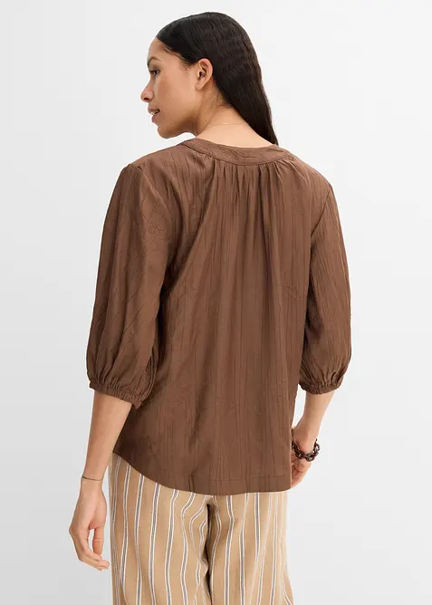 Oversizeblus av mjuk viskosmix, bonprix