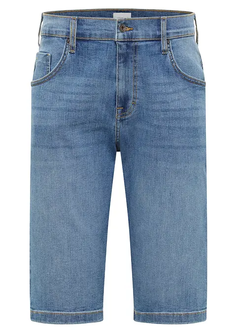 Jeansshorts med stretch fr&aring;n Mustang, Straight, Mustang Jeans