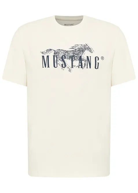 Austin T-shirt i ekologisk bomull fr&aring;n Mustang, Mustang Jeans