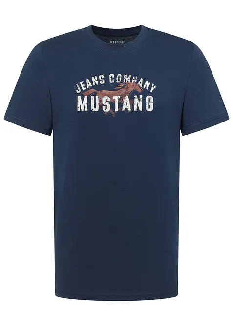 Austin T-shirt i ekologisk bomull fr&aring;n Mustang, Mustang Jeans