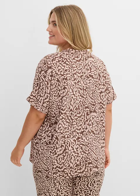 Blustunika av viskos med mjukt fall, bonprix