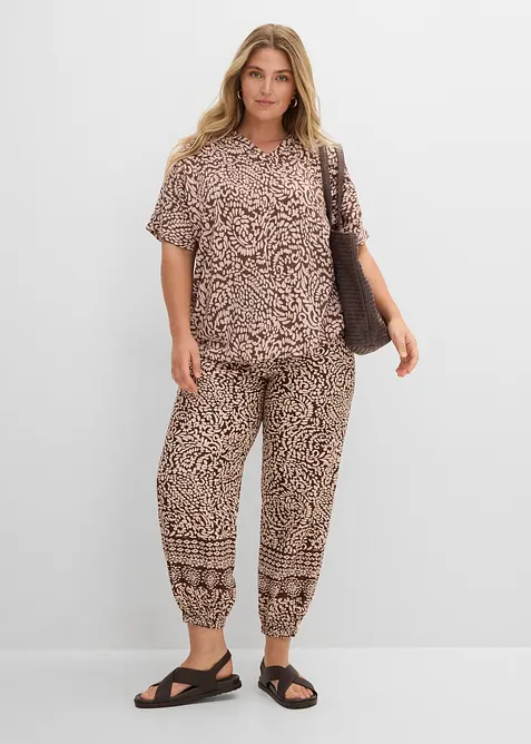 Blustunika av viskos med mjukt fall, bonprix