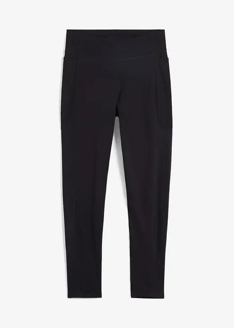 Ankell&aring;nga, extra mjuka sportleggings med fickor i sidan, bonprix