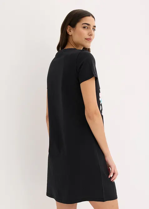 Kort nattlinne av ren bomull (2-pack), bonprix