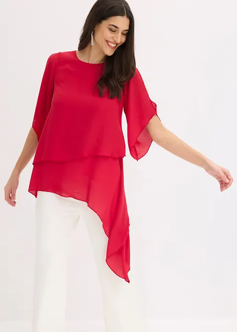 L&aring;ng blus i lager p&aring; lager-stil, bonprix