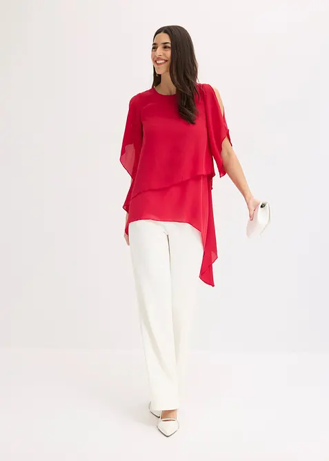 L&aring;ng blus i lager p&aring; lager-stil, bonprix