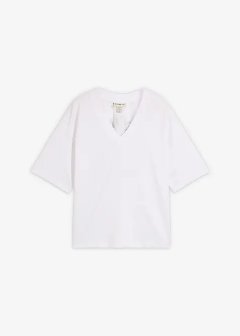 T-shirt i oversizemodell av ekologisk bomull, bonprix