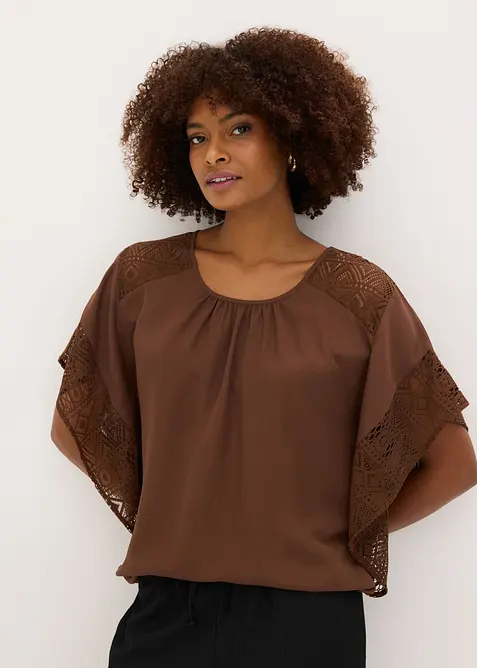 Blustunika med applikationer, bonprix