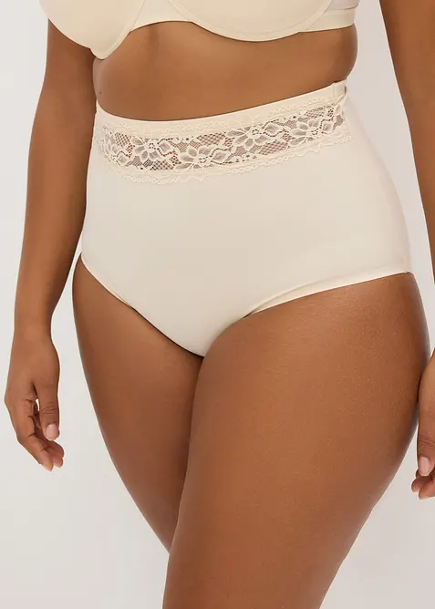 Trosa med l&auml;tt formande effekt (2-pack), bonprix