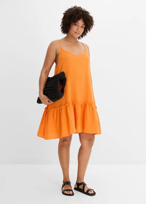 Muslinkl&auml;nning med smala axelband, bonprix