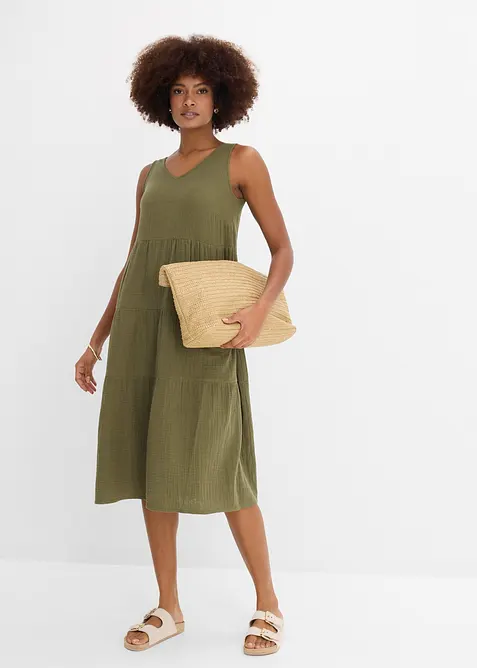 Muslinkl&auml;nning av bomull, bonprix