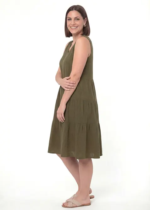 Muslinkl&auml;nning av bomull, bonprix