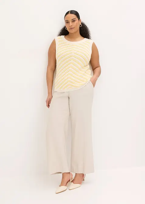 Stickat linne, bonprix