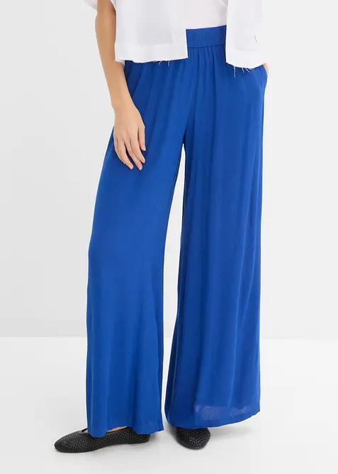 Byxa i dra p&aring;-modell av viskos med mjukt fall, bonprix