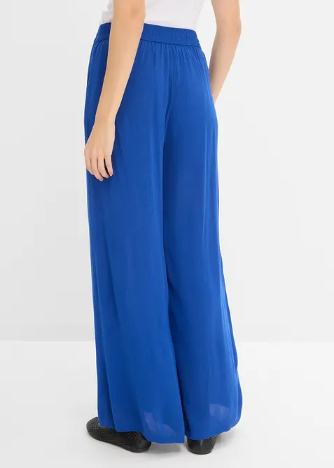 Byxa i dra p&aring;-modell av viskos med mjukt fall, bonprix