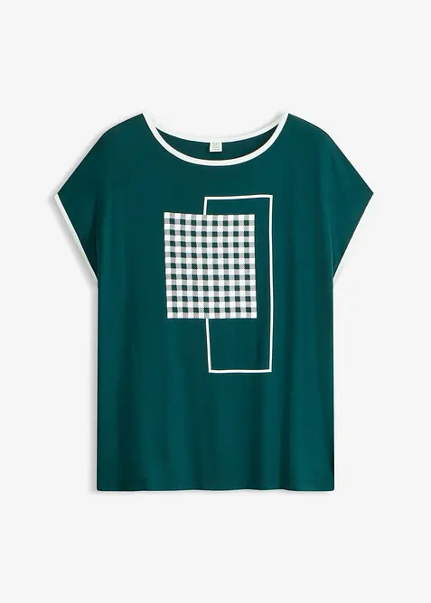 Topp med kontrasterande passpoaler, bonprix