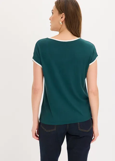 Topp med kontrasterande passpoaler, bonprix