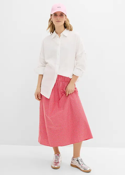 Oversize-skjorta av luftig muslin, bonprix