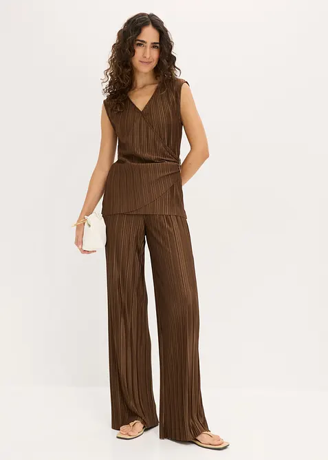 Plisserad topp, bonprix