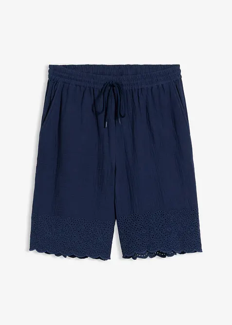 Shorts av luftig muslin, bonprix