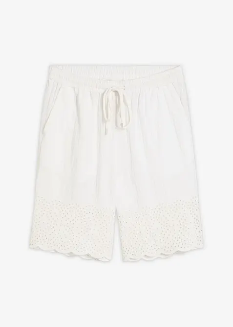 Shorts av luftig muslin, bonprix
