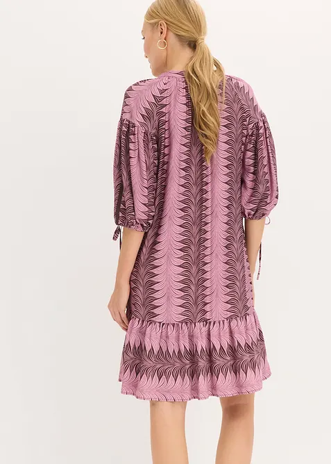 Minikl&auml;nning i mjuk viskosmix, bonprix