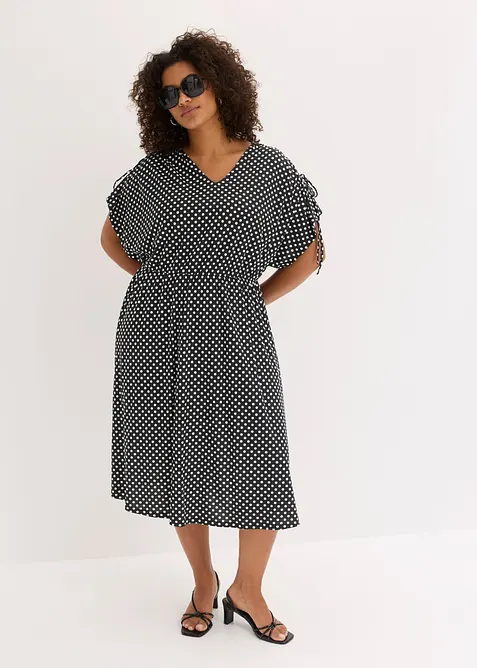 Jerseykl&auml;nning av mjuk modalmix, bonprix