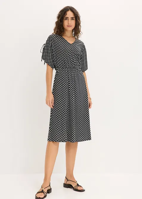 Jerseykl&auml;nning av mjuk modalmix, bonprix