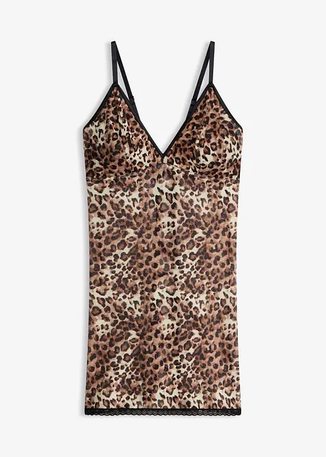 Meshkl&auml;nning med leopardm&ouml;nster, bonprix