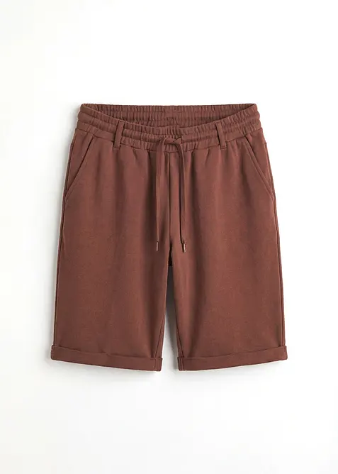 Sweatshirtshorts av ekologisk bomull, bonprix