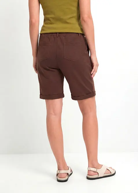 Sweatshirtshorts av ekologisk bomull, bonprix
