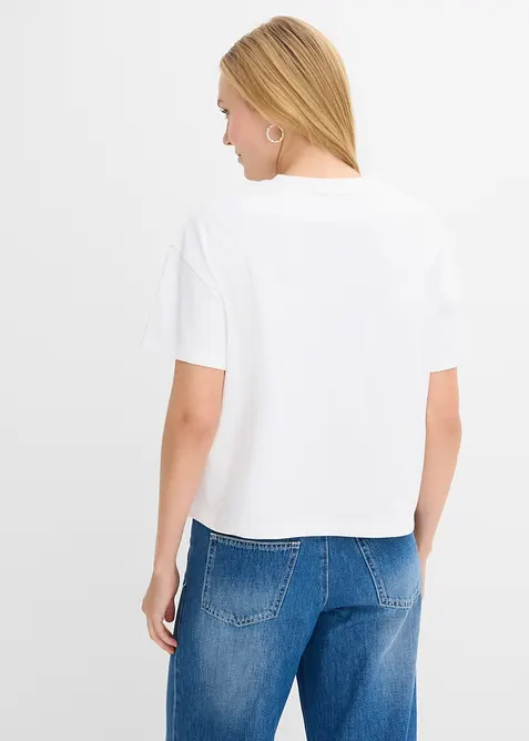 Vid T-shirt i ekologisk bomull, bonprix