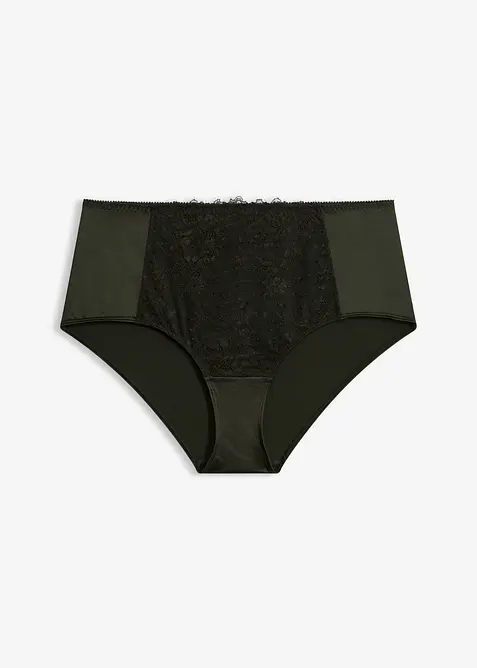 Maxihipstertrosa med blomm&ouml;nstrad spets, bonprix