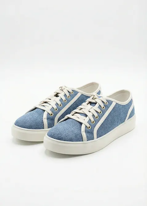 Sneakers i denimstil, bonprix