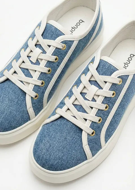 Sneakers i denimstil, bonprix