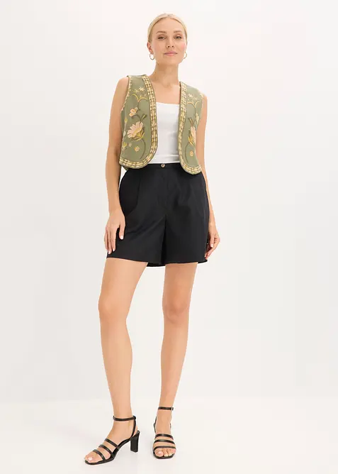 Shorts med res&aring;rlinning, bonprix