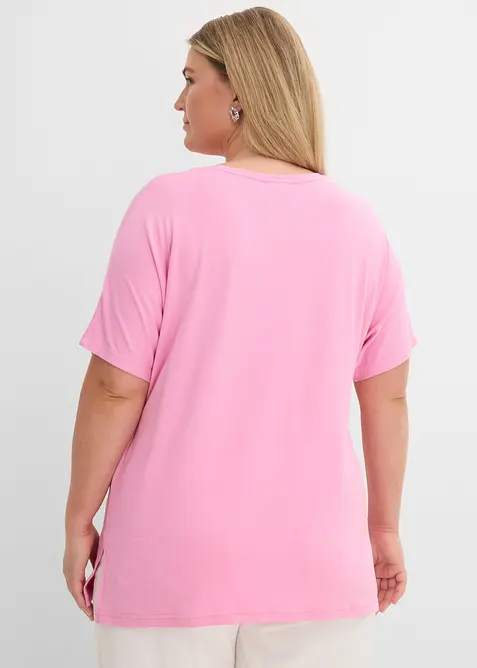 Topp i boxy modell av mjuk viskos, bonprix