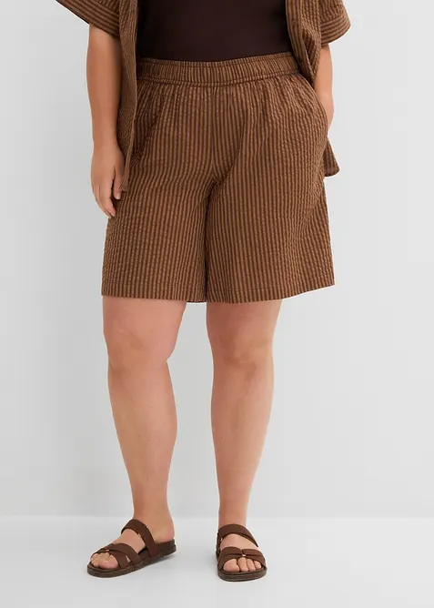Shorts med res&aring;rmidja, bonprix