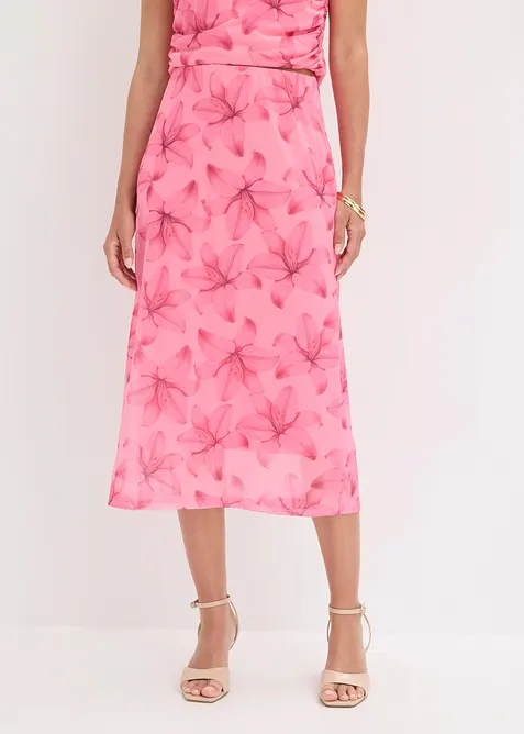 Jerseykjol i mjuk mesh, bonprix