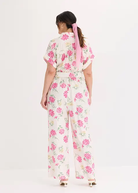 Jumpsuit i f&ouml;ljsam viskosmix, bonprix