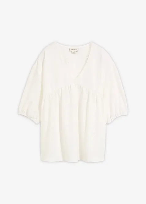 Tunika med broderi av h&ouml;g kvalitet, bonprix