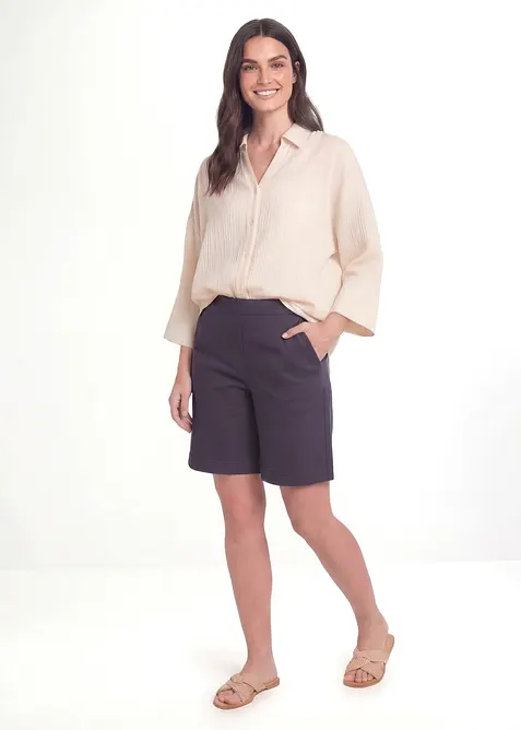 Shorts i bomull med stretch, bonprix