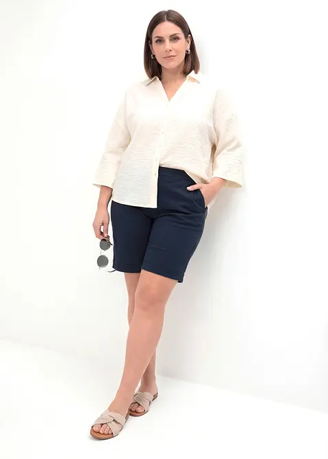 Shorts i bomull med stretch, bonprix