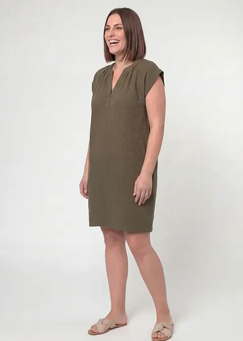 Minikl&auml;nning i bomull, bonprix